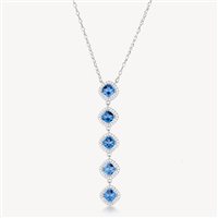 Necklace Brosway Woman FANCY FREEDOM BLUE in Silver Zirconia FFB126 - FFB126